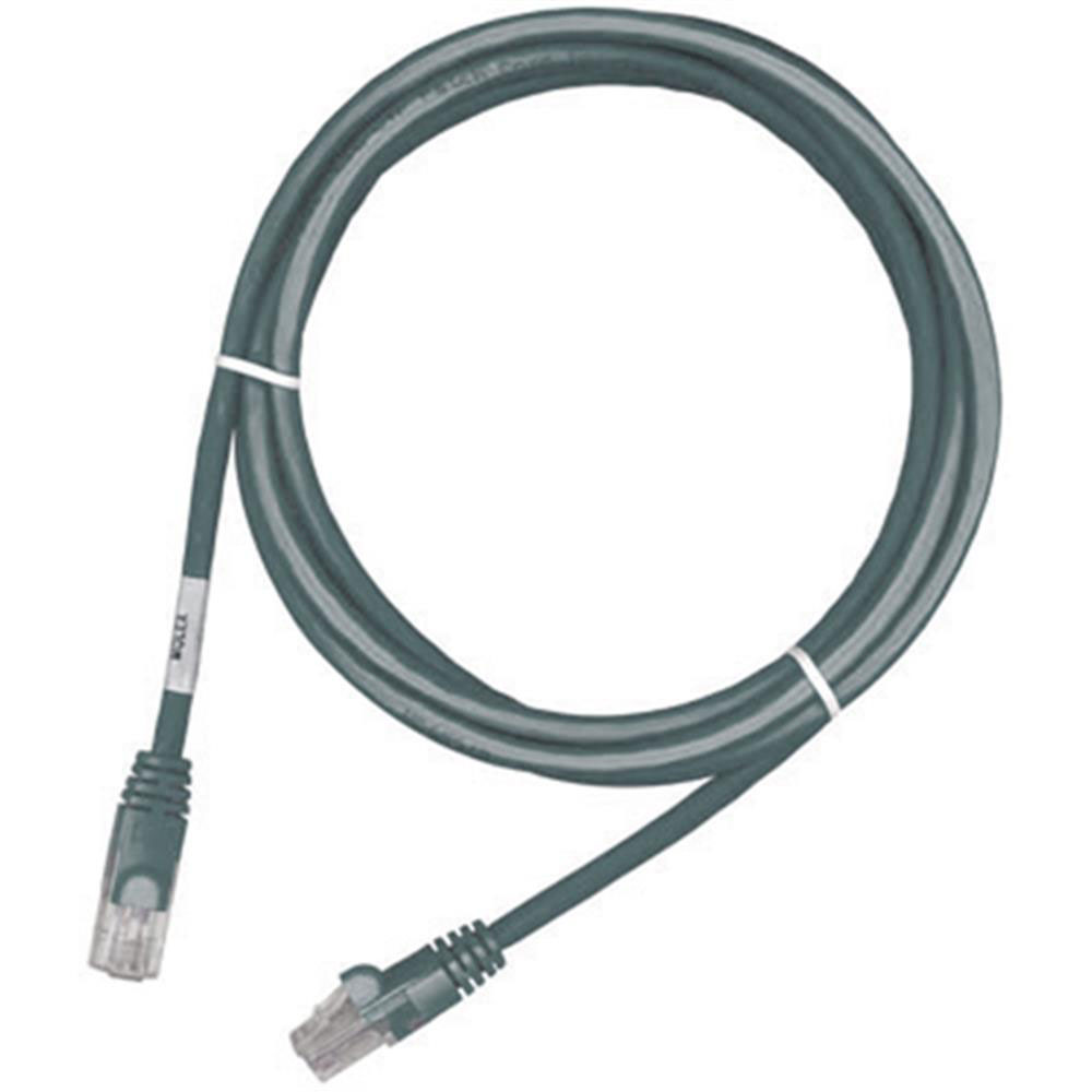 Кабель патч-корд Molex UTP PC 5e, RJ45, 568B, LS0H 0.5m Grey (PCD-01000-0E) - Фото 1