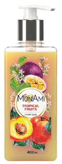 Жидкое мыло для рук MonAmi Tropical fruits 400 мл (4820263230367) - Фото 1