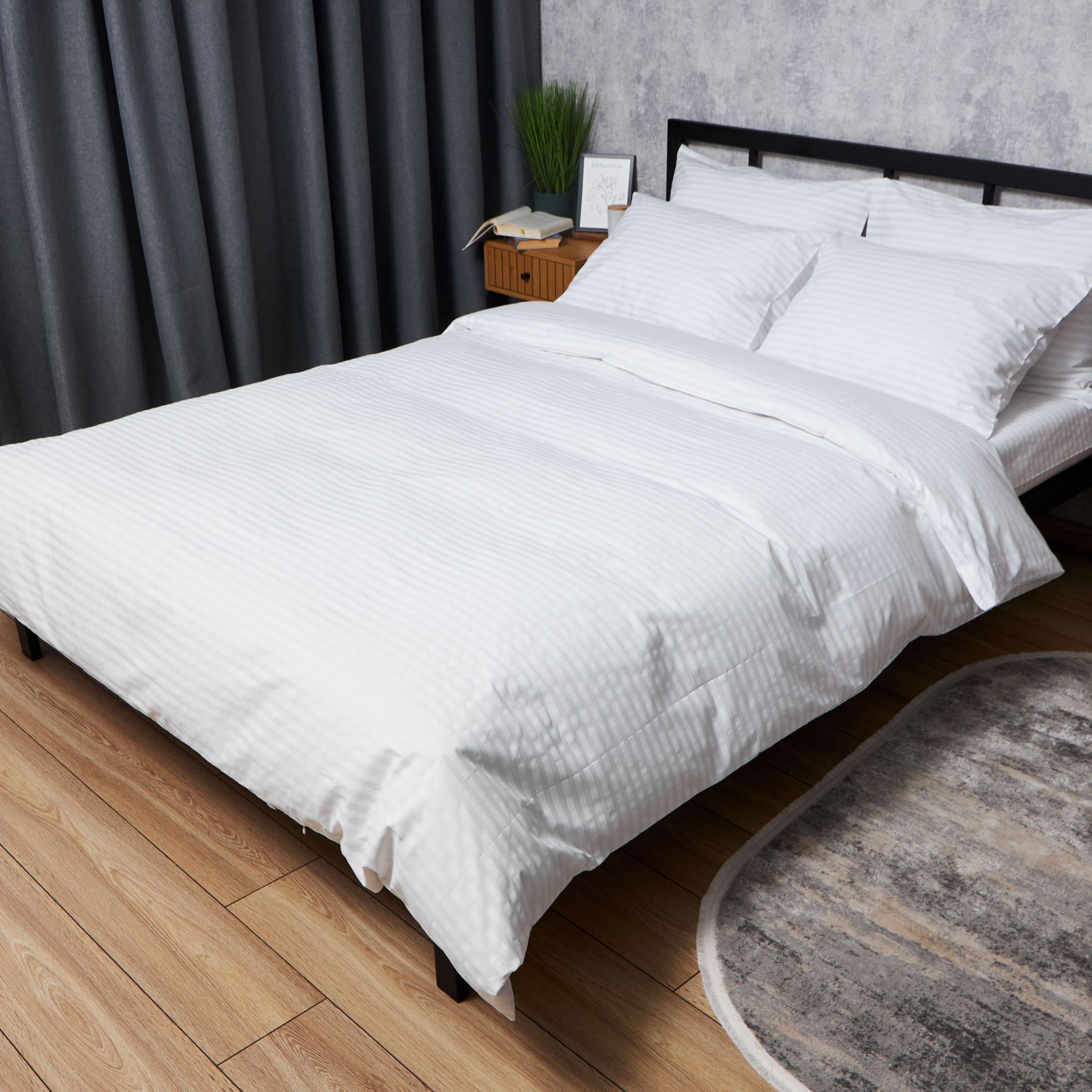 Купити Комплект постільної білизни Moon&Star Бязь Gold Люкс White Harmony 160х220 см нав. 70х70 2 шт. (MS-890000620) - Фото 1 Комплект постільної білизни Moon&Star Бязь Gold Люкс White Harmony 160х220 см нав. 70х70 2 шт. (MS-890000620) - Фото 1