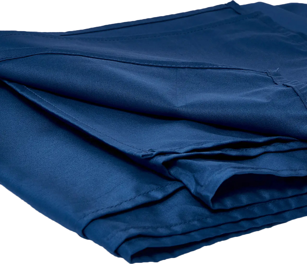 Простынь двуспальная Moon&Star Deep Blue Satin Premium Gold Люкс 150х220 см (MS-860000231) - Фото 1