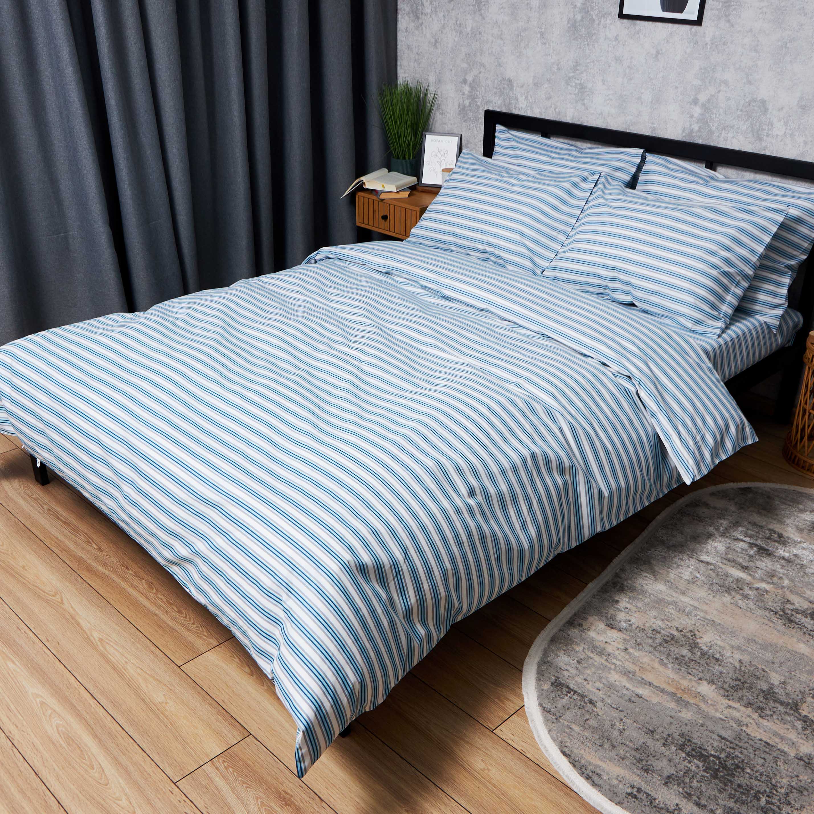 Комплект постельного белья Moon&Star Бязь Gold Люкс Calm Waters 160х220 нав. 4х70х70 (MS-820006149) - Фото 1