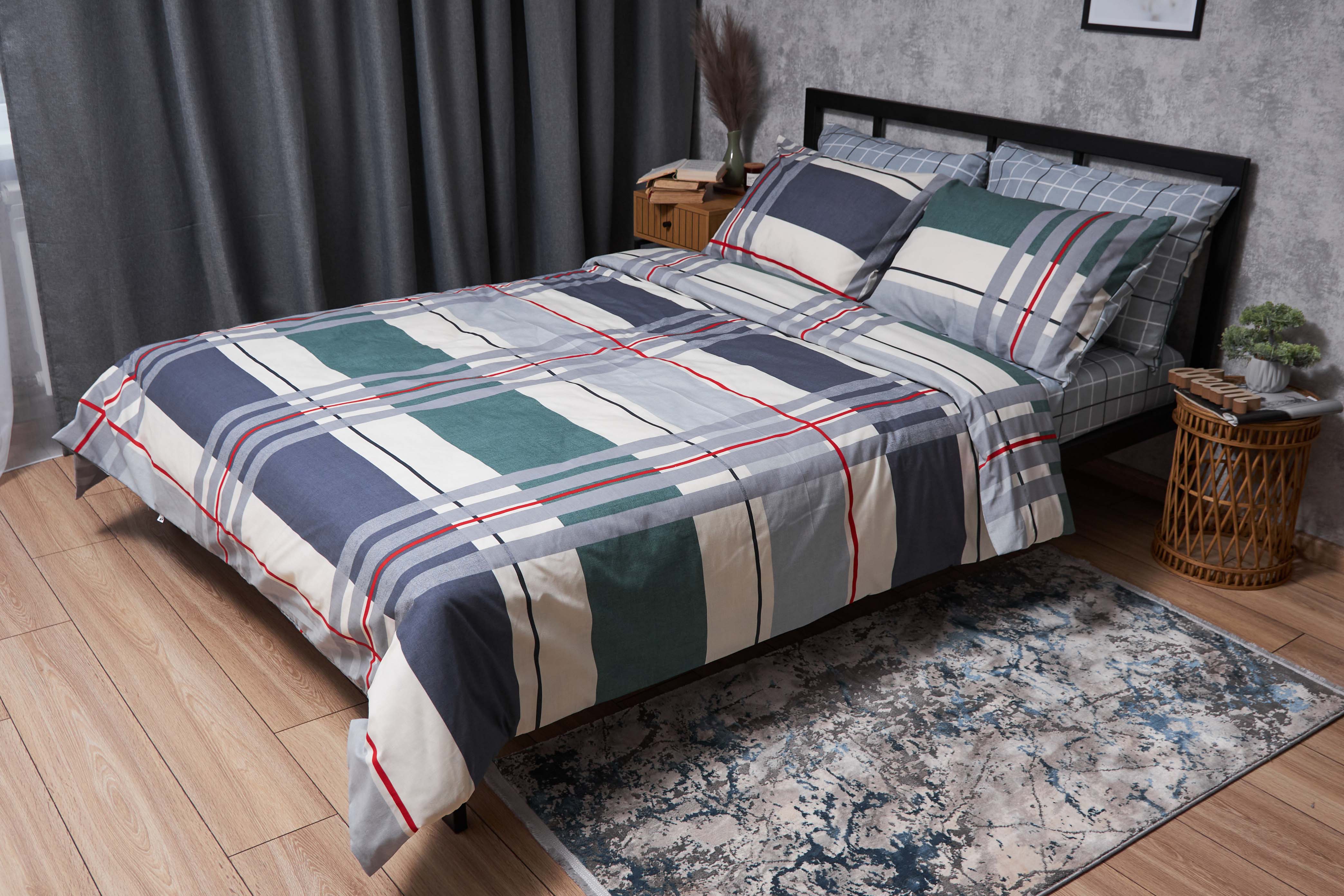 Комплект постільної білизни Moon&Star Бязь Gold Люкс Cloudy King Size 220x240 (MS-820004691) - Фото 1