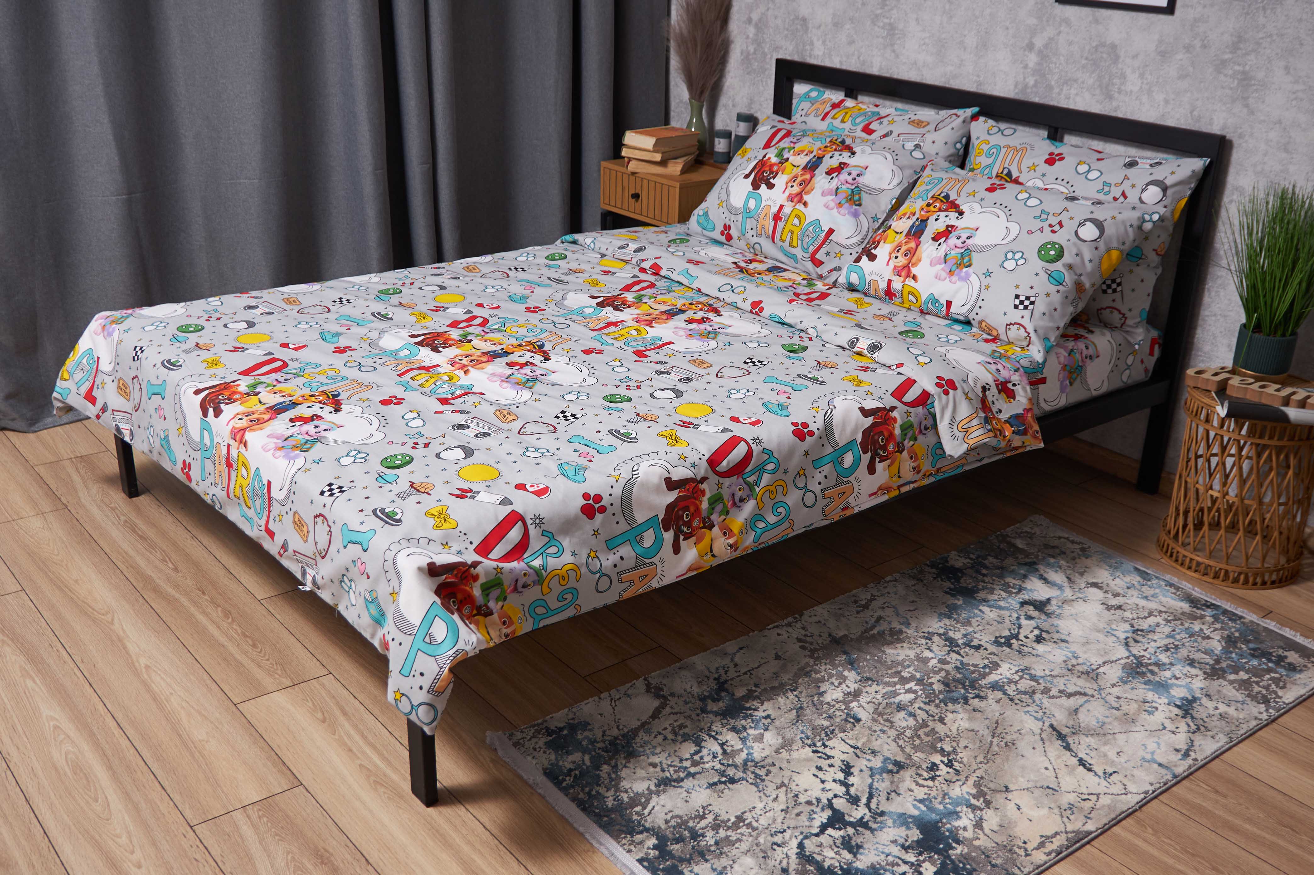 Комплект постільної білизни Moon&Star Бязь Gold Люкс Dream Patrol King Size 220x240 (MS-820003994) - Фото 1