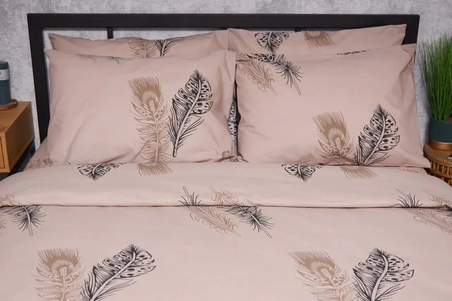 Наволочка Moon&Star Бязь Gold Люкс Feathers 50х70 2 шт. (MS-840000153) - Фото 1