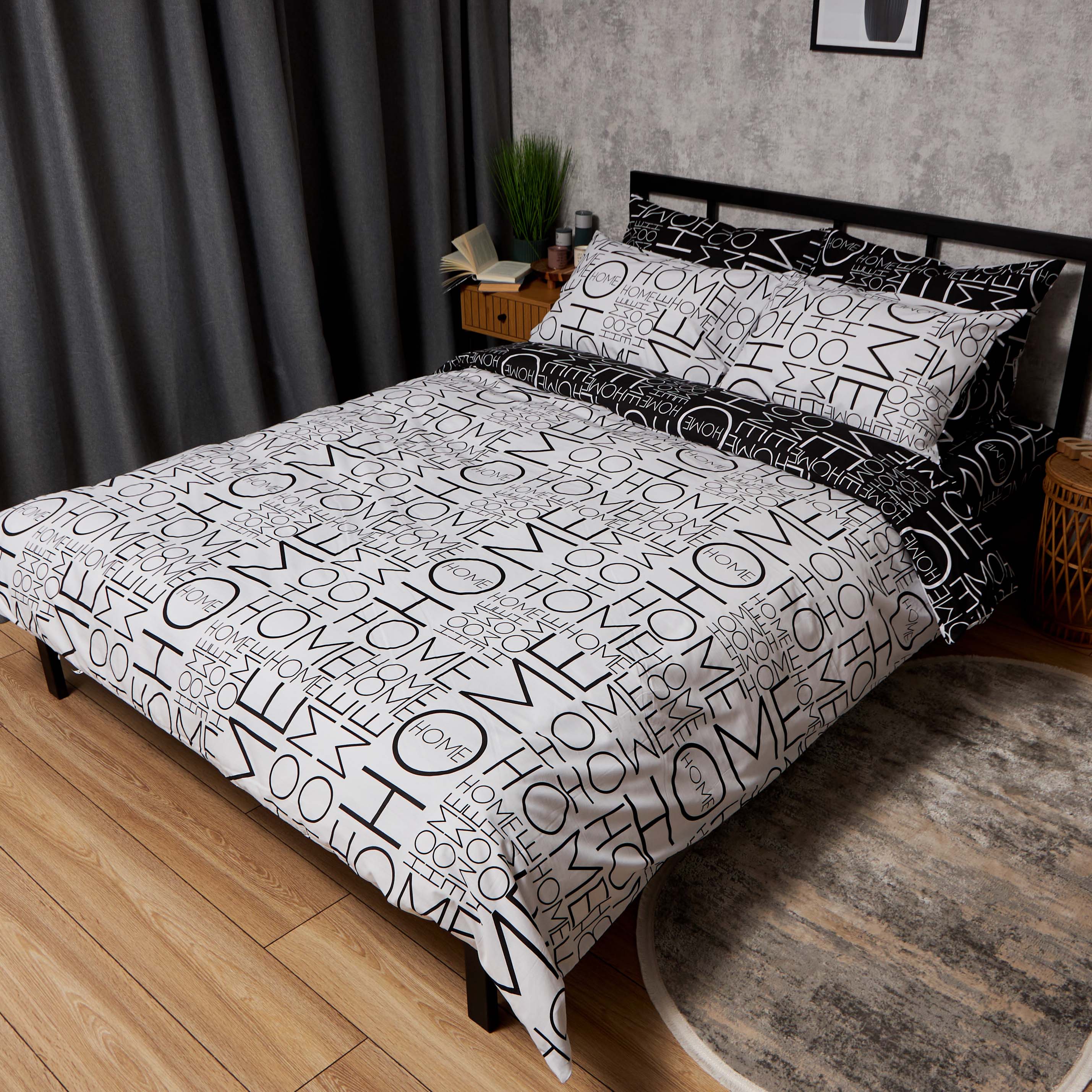 Комплект постільної білизни Moon&Star Бязь Gold Люкс Graphic Mood 143х210х2 нав. 2х70х70 (MS-820009337) - Фото 1