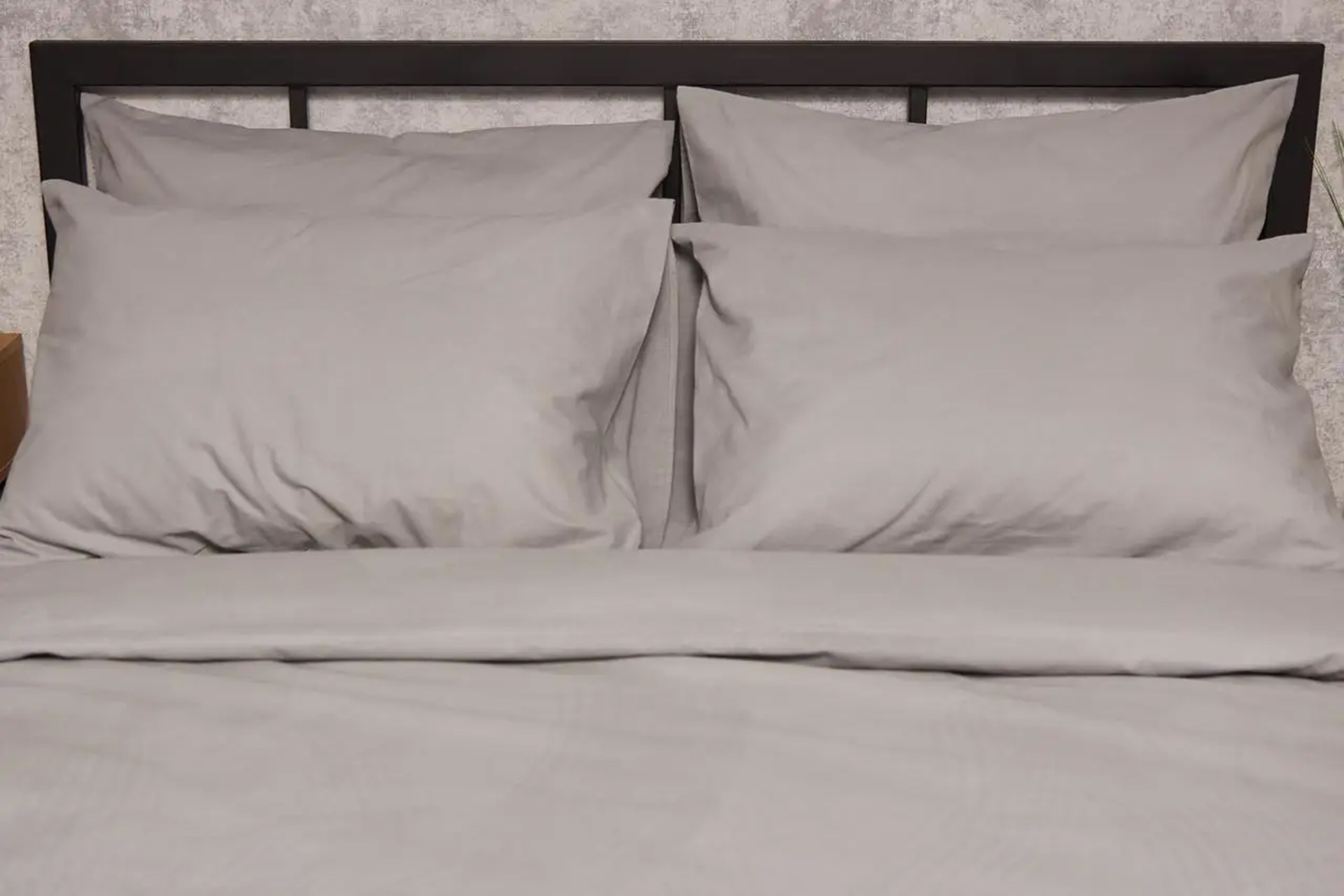 Наволочка Moon&Star Бязь Gold Люкс Gray 50х70 2 шт. (MS-840000753) - Фото 1