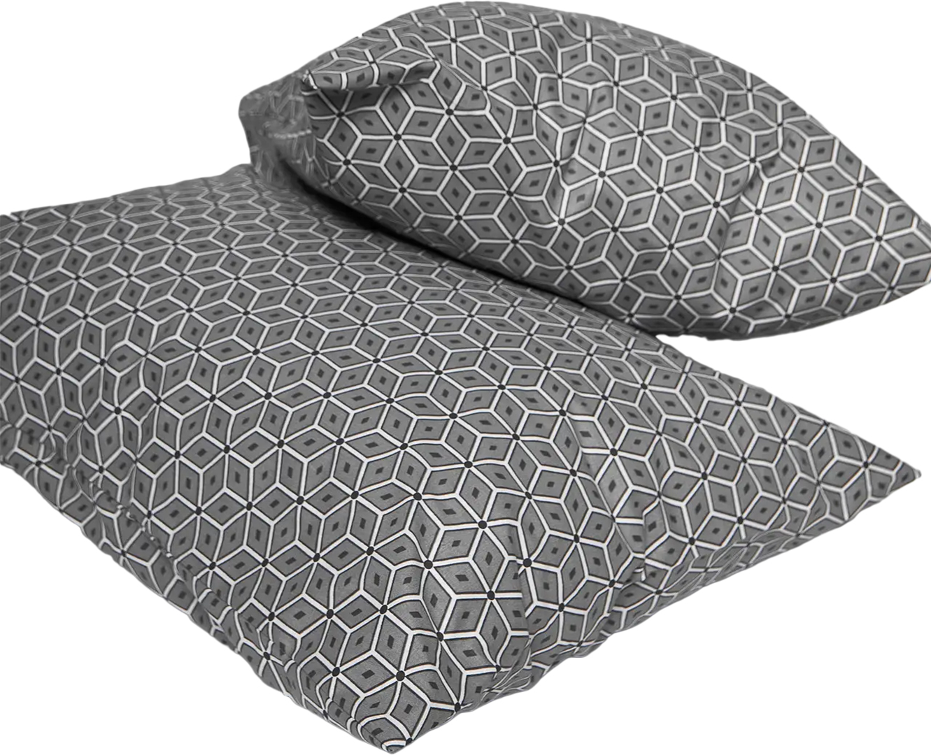 Наволочка Moon&Star Набір Бязь Gold Люкс Grey Labyrinth 60х60 2 шт. (MS-840001378) - Фото 1