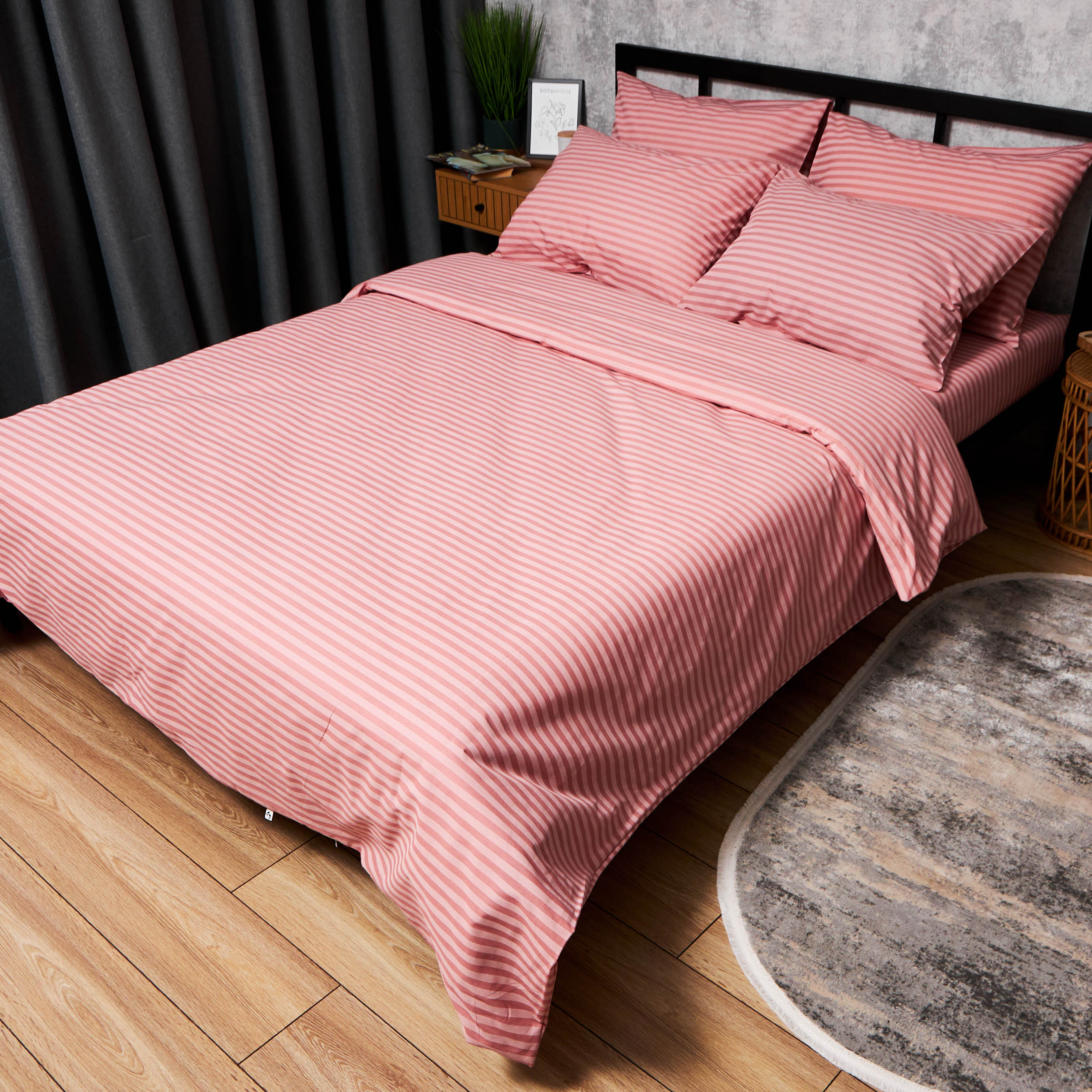 Комплект постельного белья Moon&Star Бязь Gold Люкс «Pink Whisper» 143х210х2 нав. 4х50х70 (MS-820006643) - Фото 1