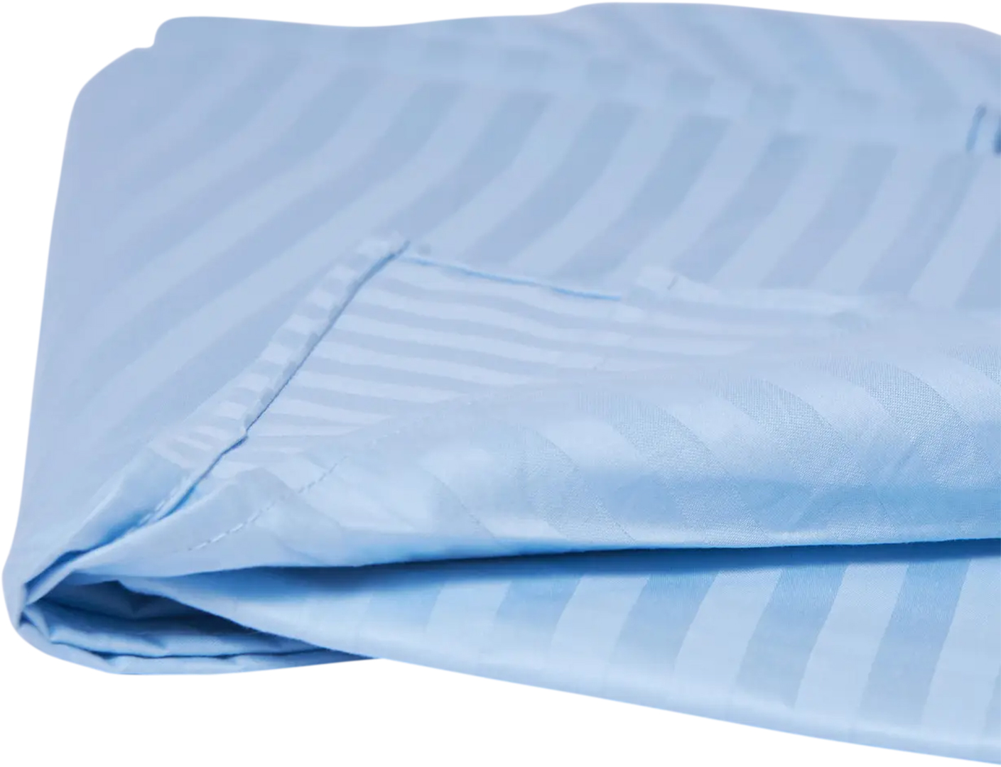 Простынь евро Moon&Star Ocean Calm Satin Stripe Gold Люкс 200х220 см (MS-860000253) - Фото 1