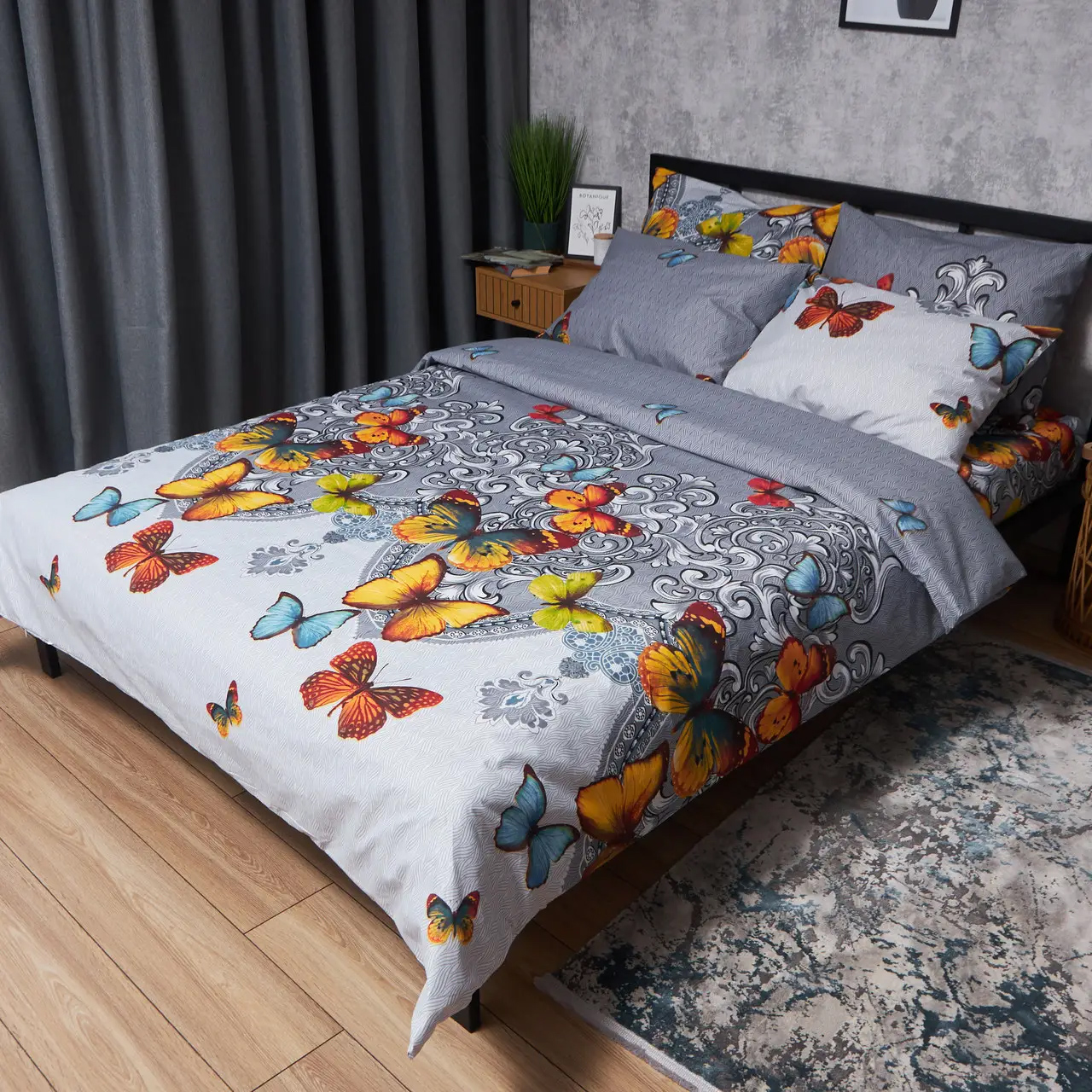 Пододеяльник полуторный евро Moon&Star Premium Butterfly Dream 160x220 см (MS-870000906) - Фото 1
