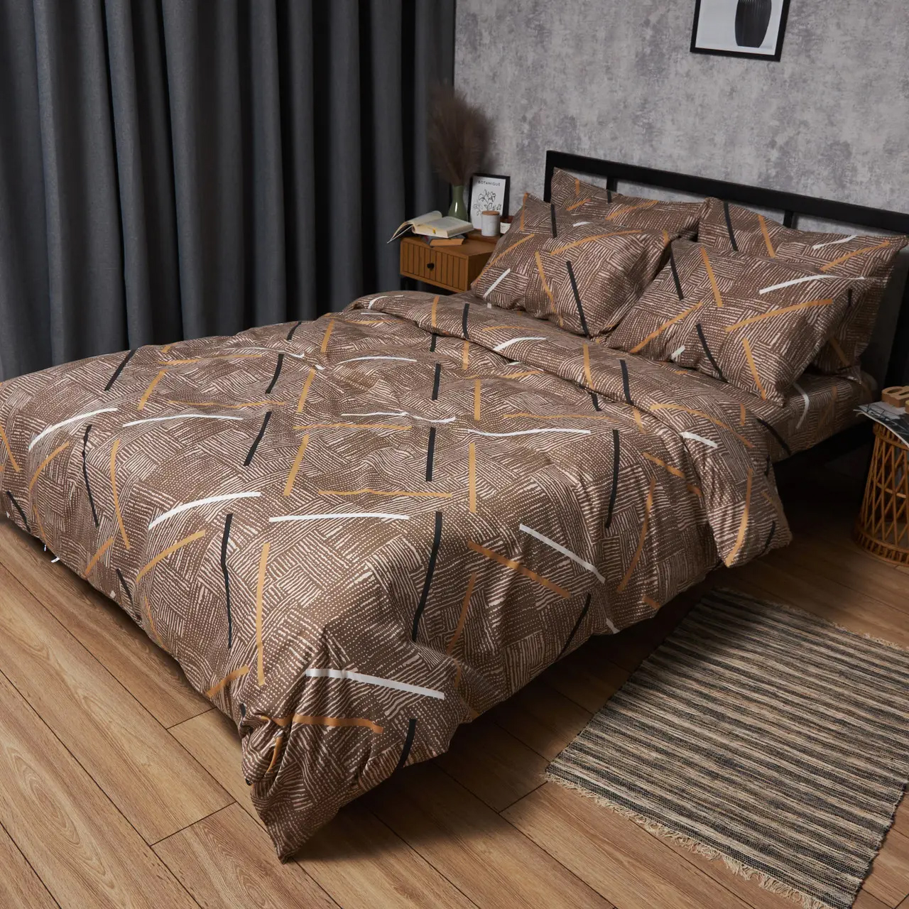 Пододеяльник полуторный Moon&Star Premium Terra Style 143x210 см (MS-870000890) - Фото 1