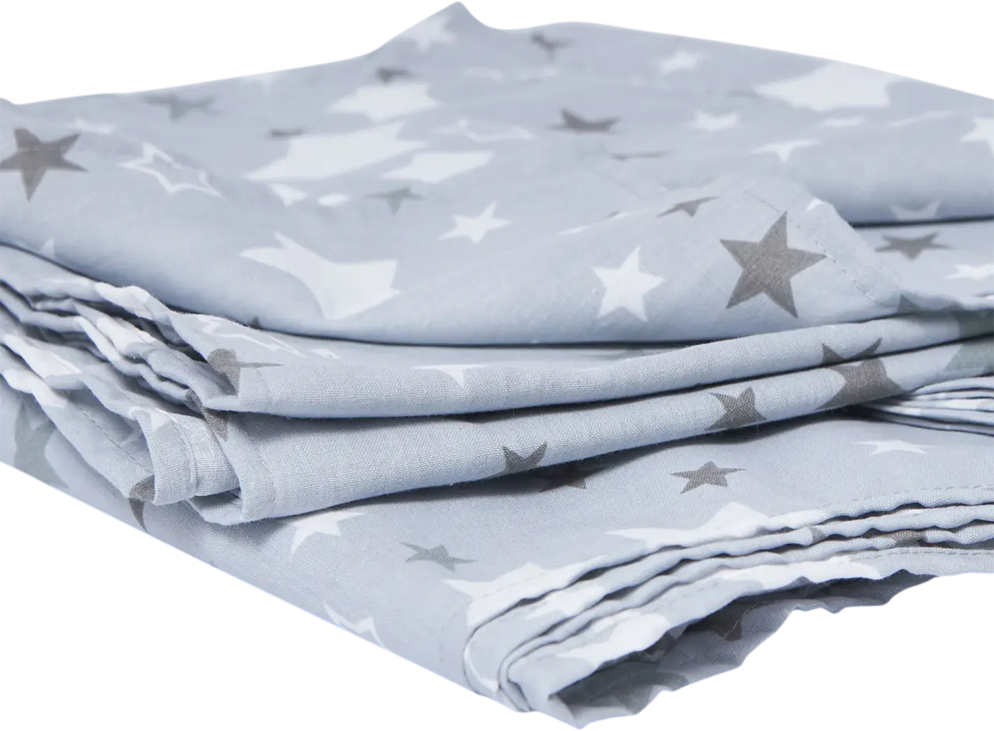 Простынь двуспальная Moon&Star Silver Stars Бязь Gold Люкс 180х220 см (MS-860000177) - Фото 1