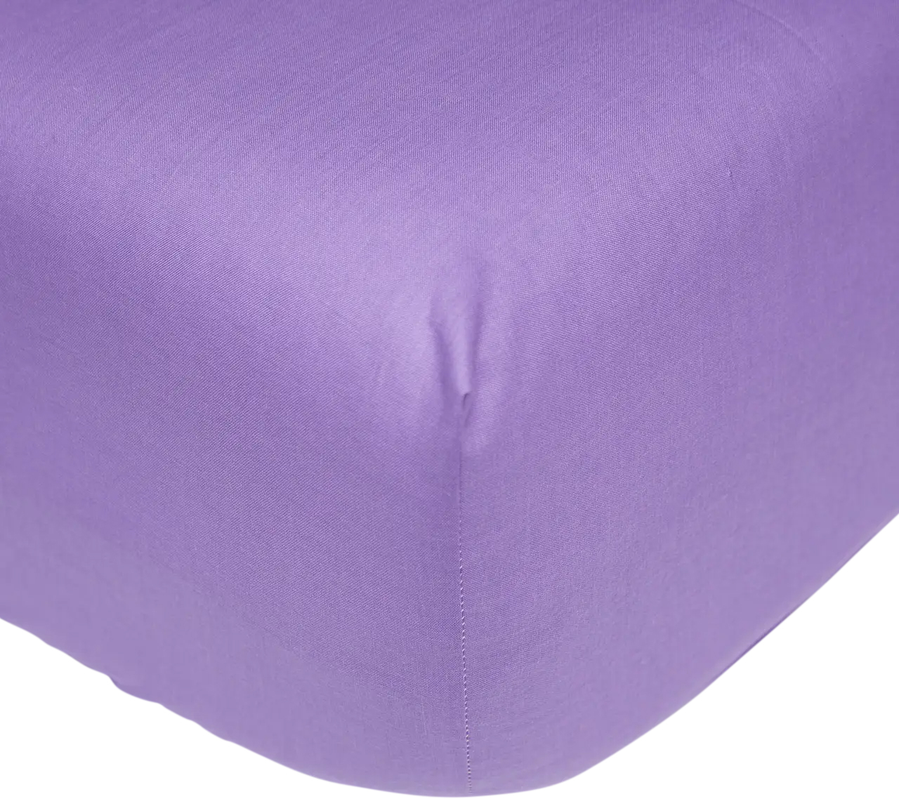 Простынь двуспальная Moon&Star на резинке Violet Charm Бязь Gold Люкс 180х200х25 см (MS-850000996) - Фото 1