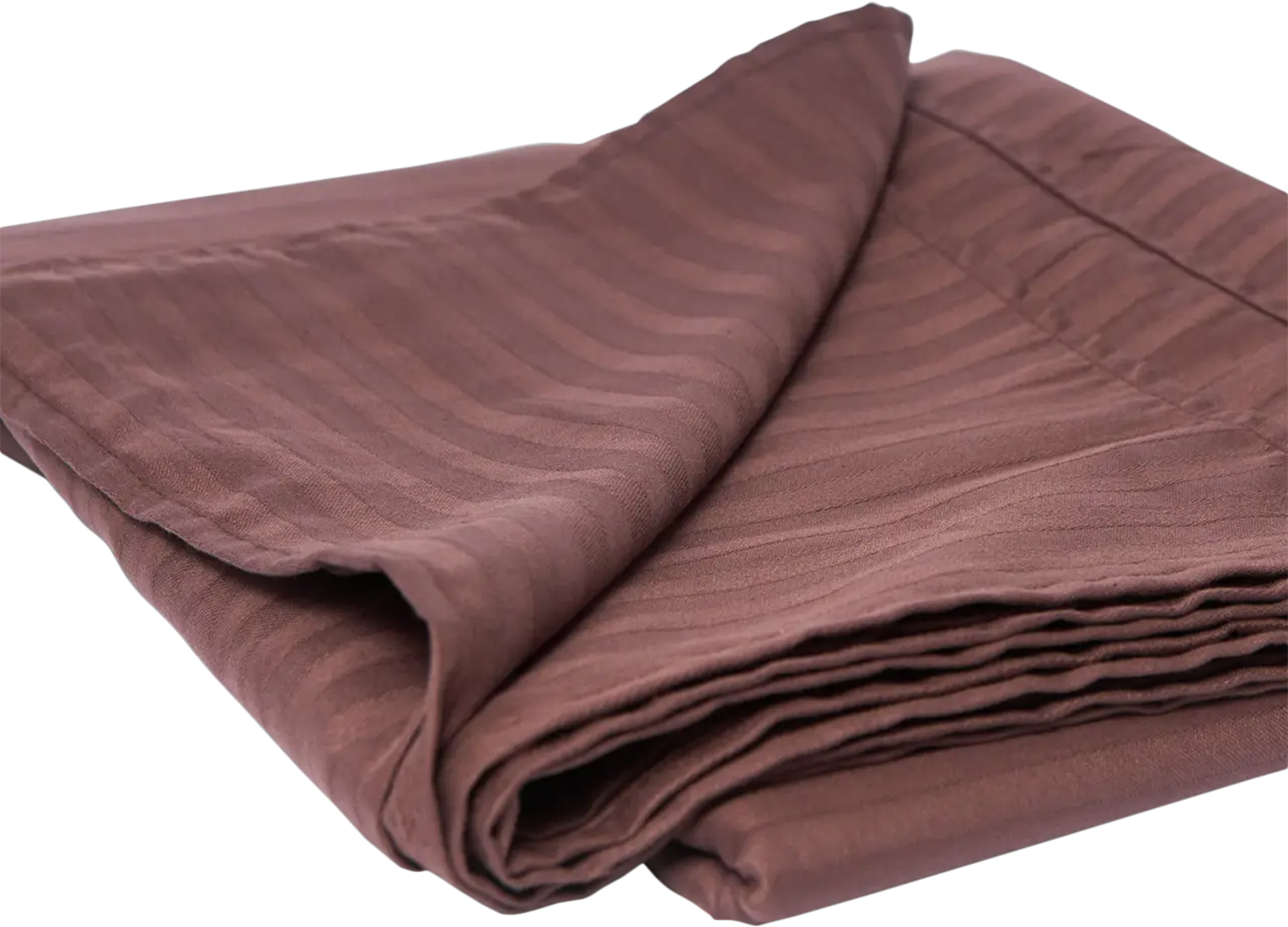 Простынь евро Moon&Star Warm Espresso Satin Stripe Gold Люкс 200х220 см (MS-860000263) - Фото 1