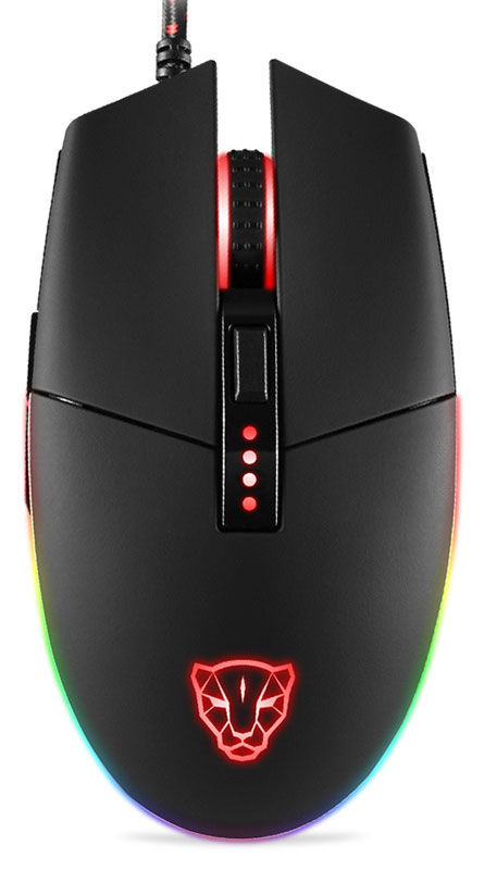 Мышь проводная игровая Motospeed V50 Black USB - Фото 1