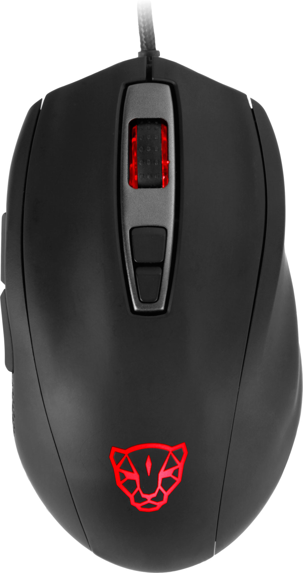 Мышь проводная игровая Motospeed V60 Black USB - Фото 1