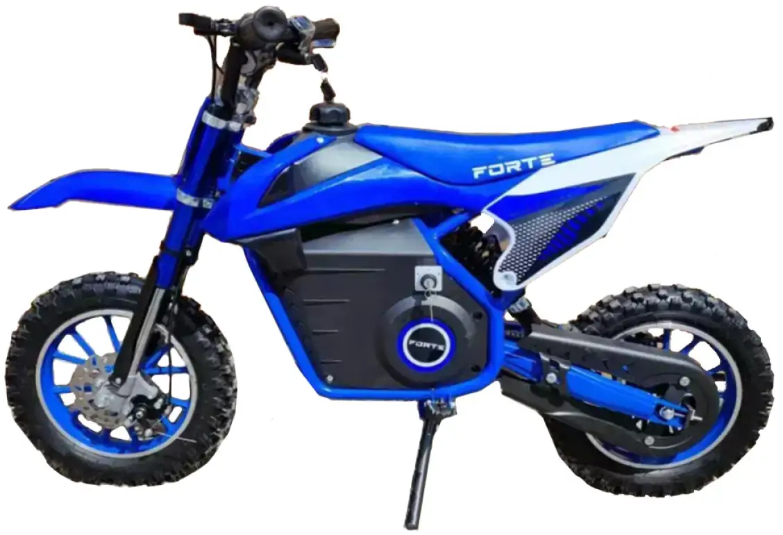 Электромотоцикл Forte PB1000E синий - Фото 1
