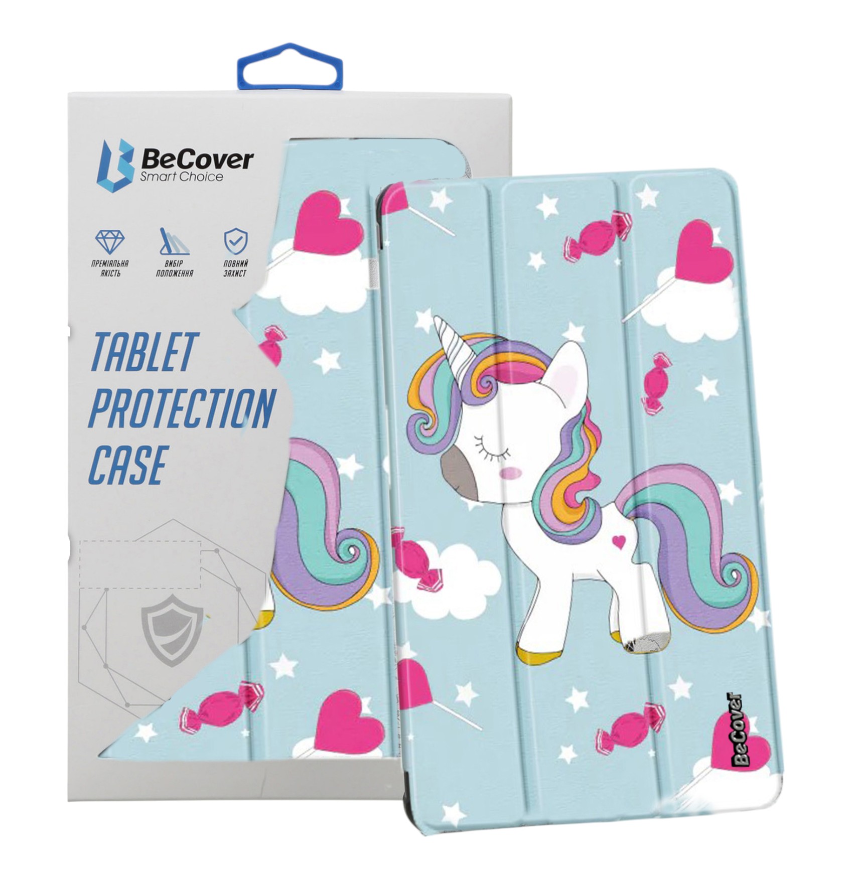 Чехол для планшета BeCover Smart Case for Samsung Galaxy Tab A9 SM-X115 8.7" Unicorn (709921) - Фото 1