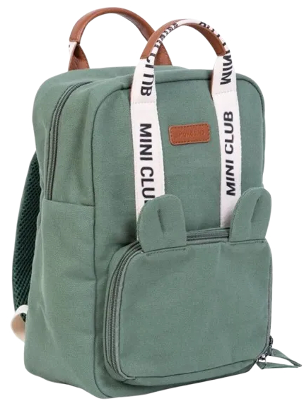 Рюкзак детский Childhome Mini Club Canvas Green (CWKIDSCGR) - Фото 1