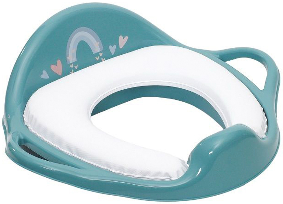 Дитяча накладка на унітаз м'яка Tega Baby Метео м'ягка, М'ятна (ME-020-165) - Фото 1