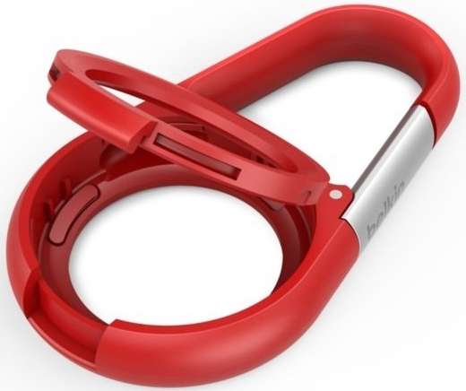 Купити Чохол для бездротового маяка Belkin Secure Holder Carabiner AirTag Reg (MSC008BTRD) - Фото 1 Чохол для бездротового маяка Belkin Secure Holder Carabiner AirTag Reg (MSC008BTRD) - Фото 1