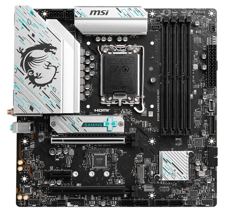 Материнская плата MSI B760M GAMING PLUS WIFI DDR5 - Фото 1