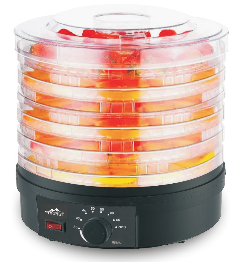 Сушарка для фруктів та овочів Monte МТ-1661 - Фото 1