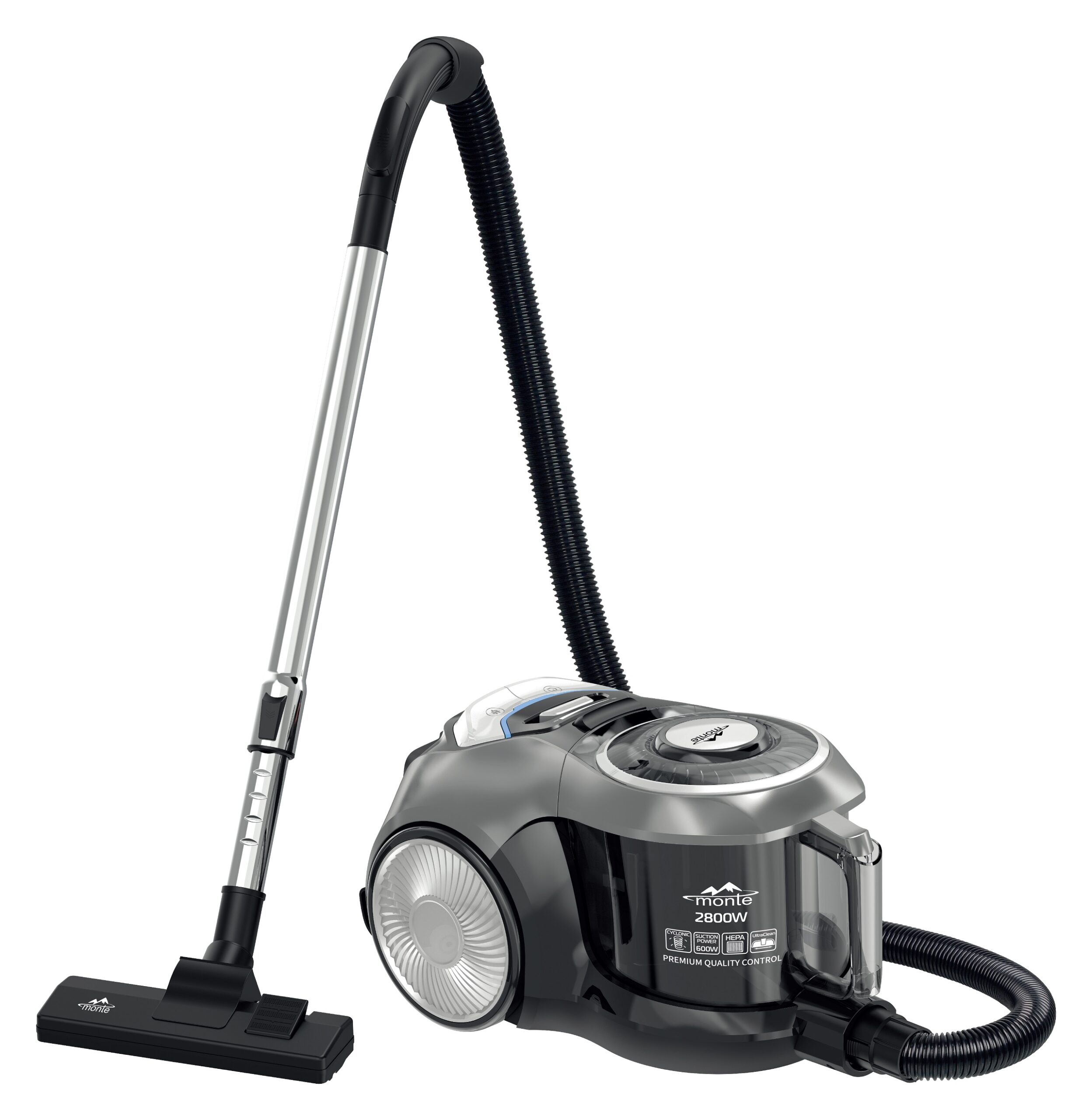 Пылесос для сухой уборки без мешка Monte MT-8137