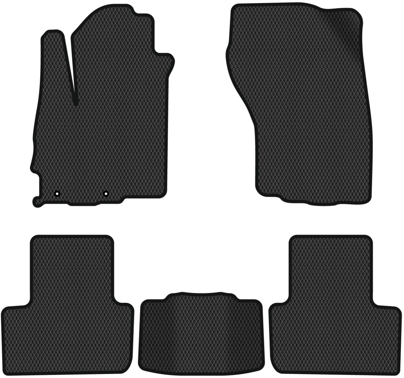 EVA килимки в салон авто EVAtech для ASX Restyling Mitsubishi 2017-2019 1 покоління SUV EU (MT1802C5LA2RBB) - Фото 1