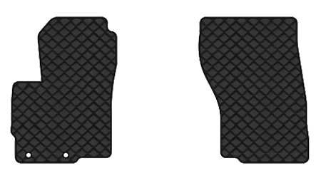 Килимки з екошкіри в салон авто передні EVAtech ECO для Outlander 7 seats Mitsubishi 2013 3 покоління SUV USA (MT31483AB2AV2BBLB) - Фото 1