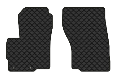 Килимки з екошкіри в салон авто передні EVAtech ECO для Outlander 5 seats Mitsubishi 2013 3 покоління SUV EU (MT31513AB2LA2BBB) - Фото 1