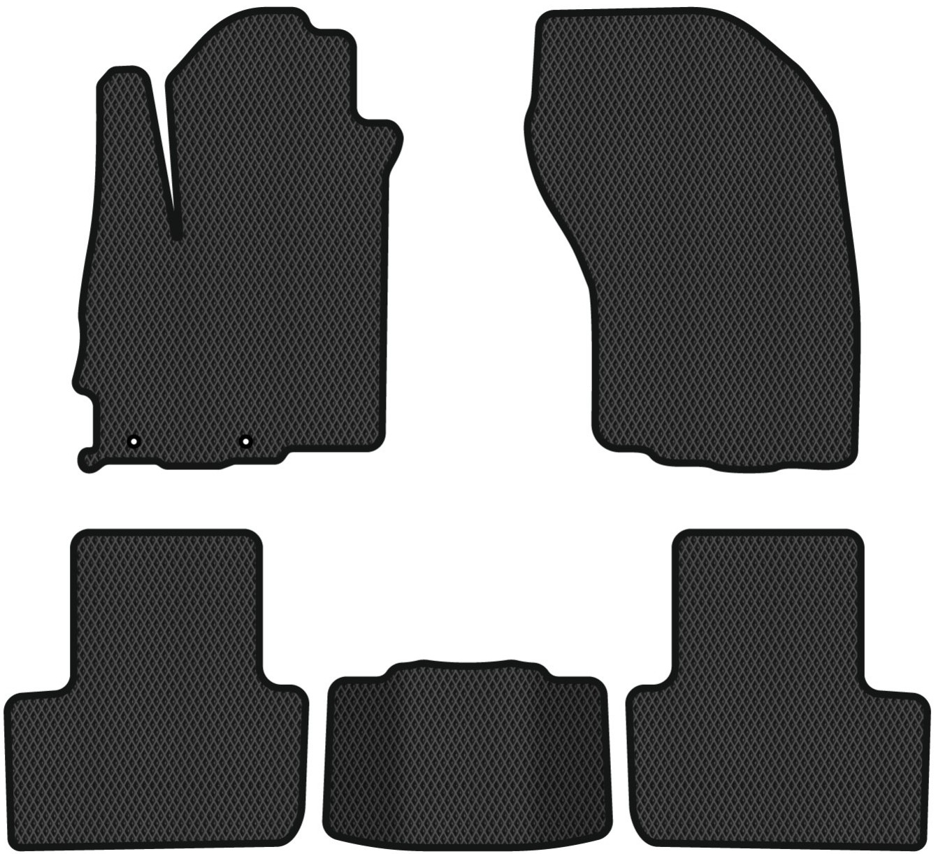 EVA килимки в салон авто EVAtech для ASX Mitsubishi 2010-2017 1 покоління SUV EU (MT31686CV5LA2RBB) - Фото 1