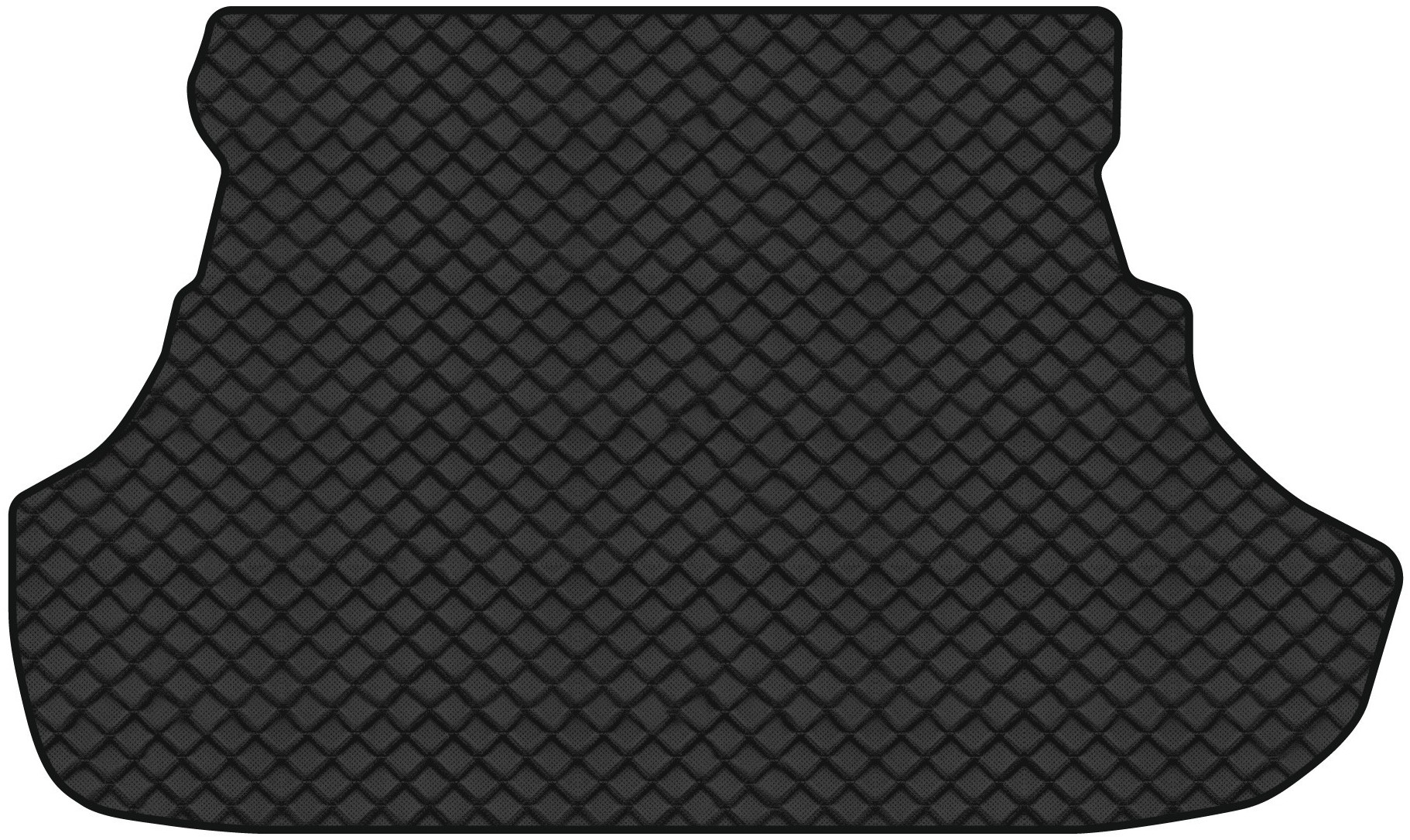 Килимок з екошкіри в багажник авто EVAtech ECO для Lancer (10) MT Mitsubishi 2007-2018 10 покоління Sedan EU MT3178B1BBB - Фото 1