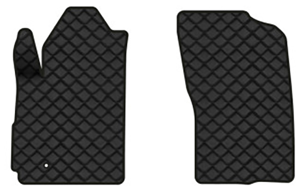 Коврики из экокожи в салон авто передние EVAtech для Outlander Mitsubishi 2003-2006 1 поколение SUV EU MT3179AVC2CP1BBB - Фото 1