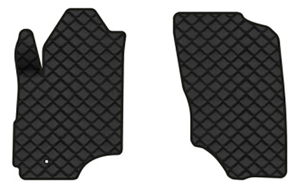 Коврики из экокожи в салон авто передние EVAtech для Outlander Mitsubishi 2003-2006 1 поколение SUV EU MT3179AVO2CP1BBB - Фото 1