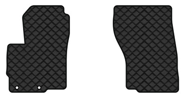 Коврики из экокожи в салон авто передние EVAtech для Outlander 5 seats Mitsubishi 2013 3 поколение SUV EU MT3180AB2AV2BBB - Фото 1