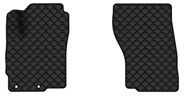 Коврики из экокожи в салон авто передние EVAtech для Outlander 5 seats Mitsubishi 2013 3 поколение SUV EU MT3180AD2AV2BBB - Фото 1