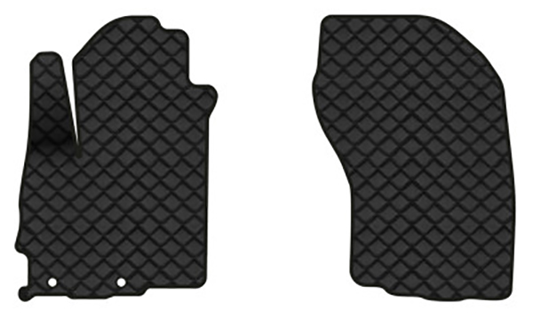 Коврики из экокожи в салон авто передние EVAtech для Outlander XL Mitsubishi 2006-2012 2 поколение SUV EU MT3181AV2AV2BBB - Фото 1