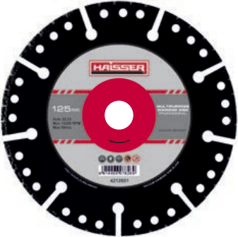 Диск алмазный Haisser Multipurpose Professional 125x1.2x3x22.23 (4212651) - Фото 1
