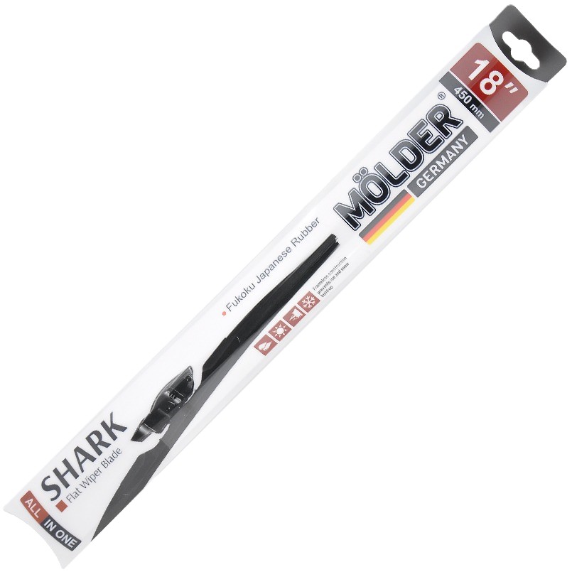 Щітка склоочисника Molder безкаркасна SHARK 18/450 мм (MW450) - Фото 1