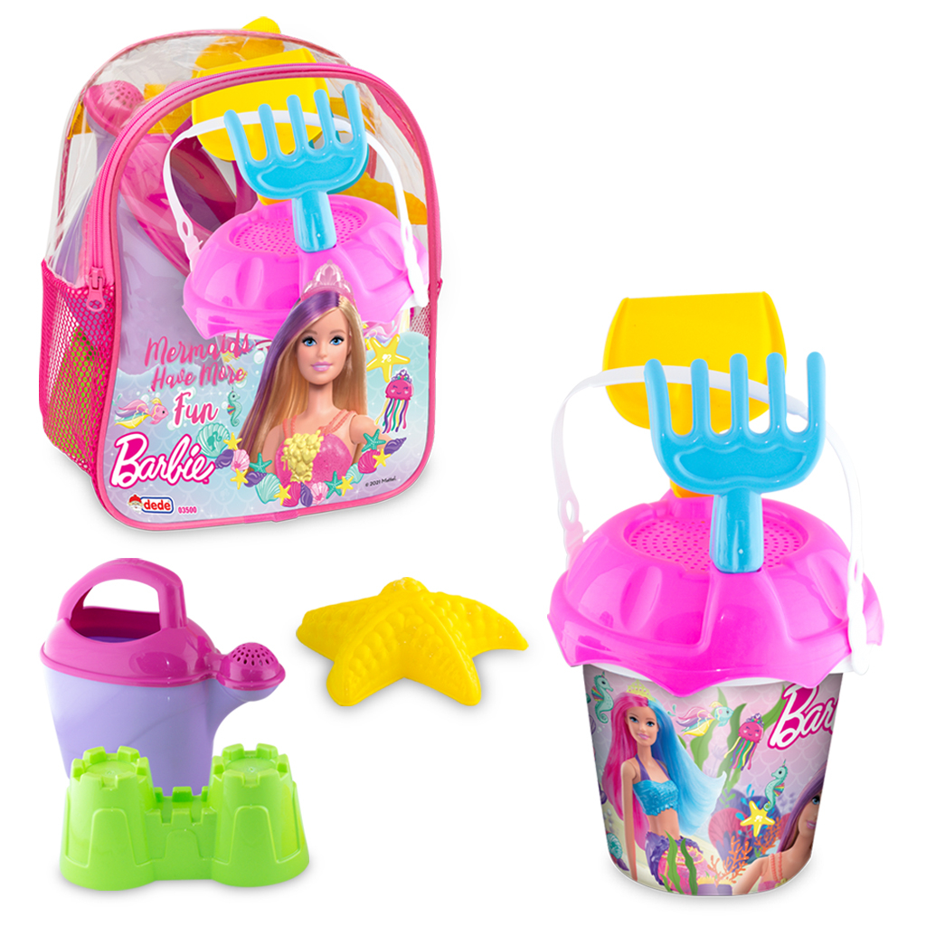 Набор для игры в песочнице dede в рюкзаке Barbie (03500) - Фото 1