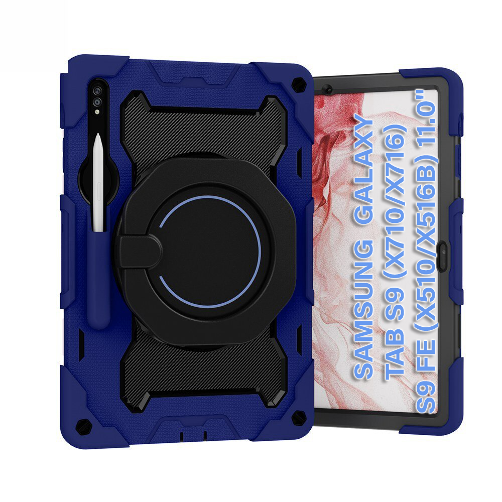 Чехол для планшета BeCover for Samsung Galaxy Tab S9 (SM-X710/SM-X716)/S9 FE (SM-X510/SM-X516B) 11.0'' Blue (710766) - Фото 1