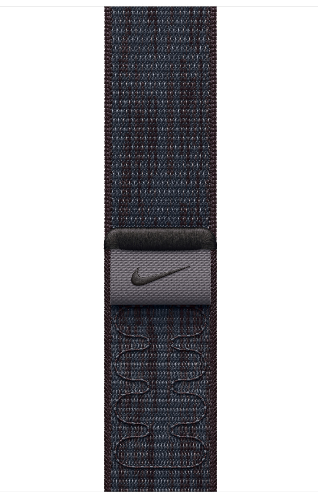 Ремінець для смарт-годинника Apple 46mm Black/Blue Nike Sport Loop (MYJD3ZM/A) - Фото 1