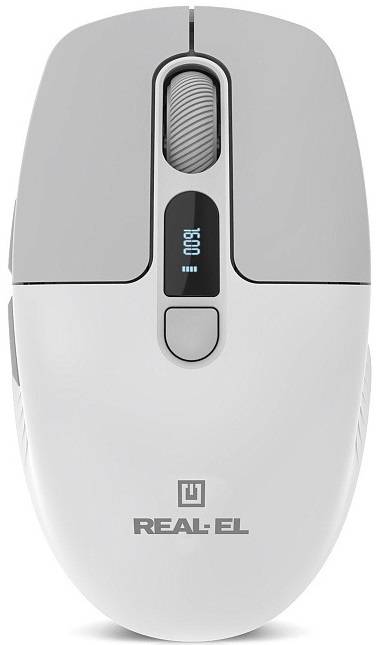 Мышь беспроводная REAL-EL RM-480W White (EL123200050) - Фото 1