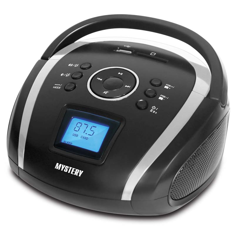 Аудиомагнитофон Mystery BM-6004UB Black/Silver - Фото 1