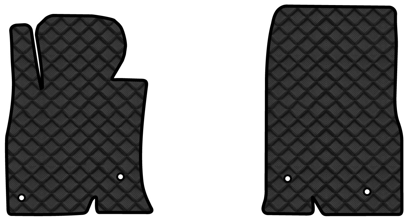 Коврики из экокожи в салон авто передние EVAtech для 3 (BM) Mazda 2013-2019 3 поколение Sedan USA MZ11073A2VL4BBLB - Фото 1