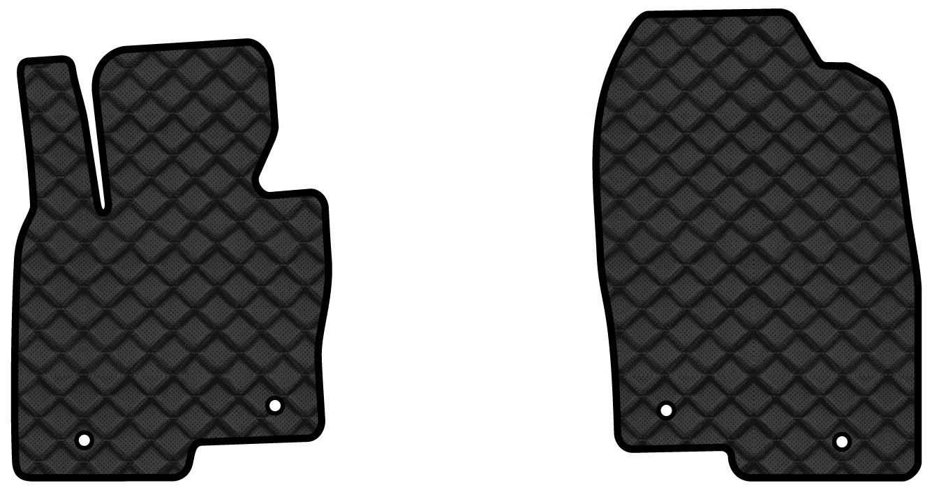 Коврики из экокожи в салон авто передние EVAtech для CX-9 (TC) (7 seats) Mazda 2016 2 поколение SUV USA MZ11398ALO2VL4BBLB - Фото 1