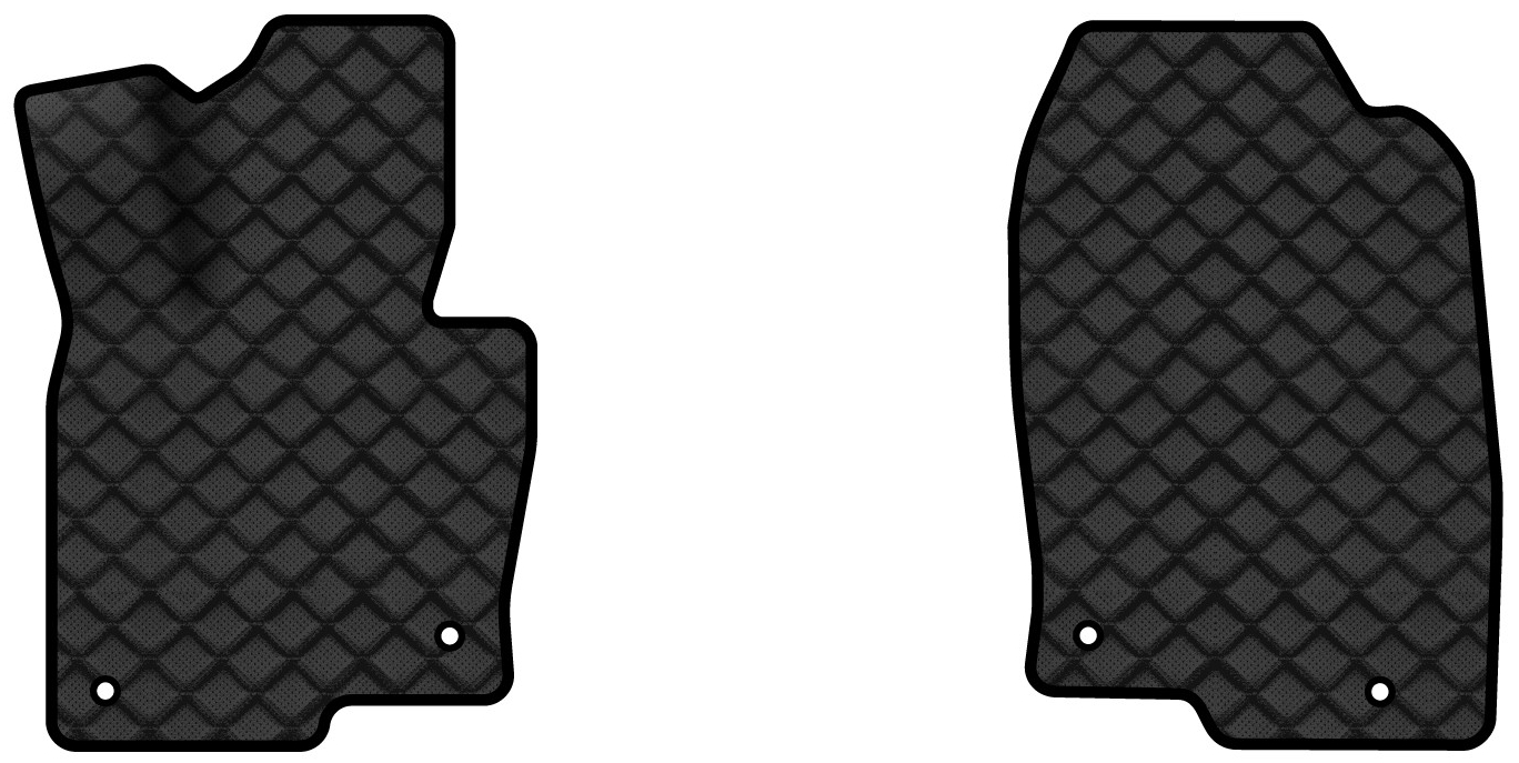 Коврики из экокожи в салон авто передние EVAtech для CX-5 (KF) Mazda 2016-2021 2 поколение SUV USA MZ1627AE2VL4BBB - Фото 1