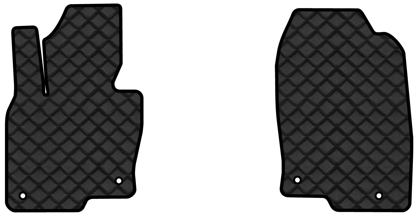 Коврики из экокожи в салон авто передние EVAtech для CX-5 (KF) Mazda 2016-2021 2 поколение SUV USA MZ1627AV2VL4BBB - Фото 1