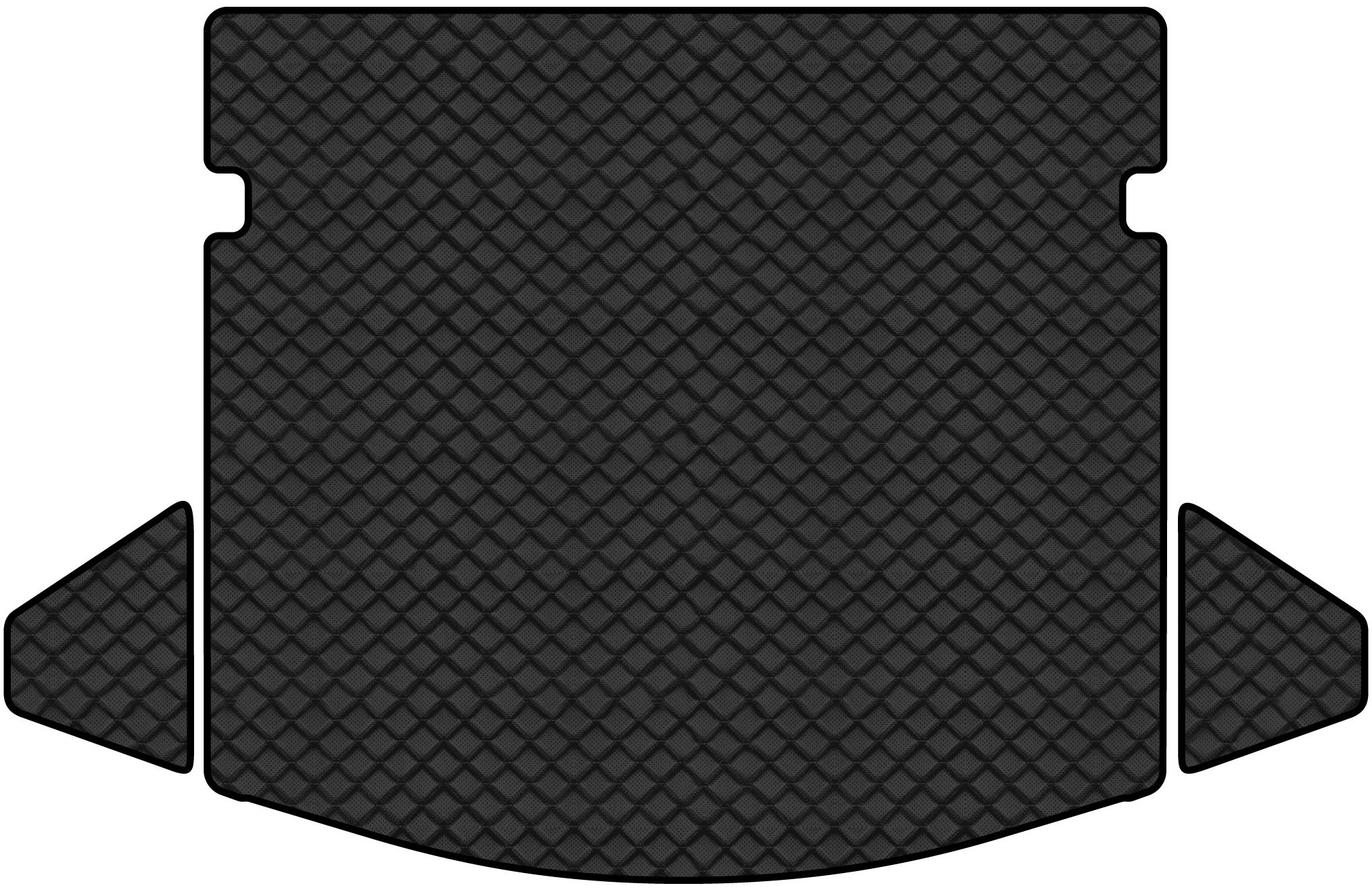 Килимок з екошкіри в багажник авто EVAtech ECO для CX-5 (KF) Mazda 2016-2021 2 покоління SUV USA MZ1627BE3BBB - Фото 1